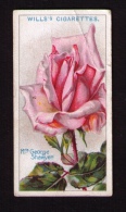 Petite Image (trade Card) Will´s Cigarettes, Bristol, Londres, Série « Roses », N*38, Mrs George Shawyer - Wills