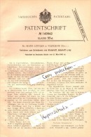 Original Patent - Dr. Hans Leffler In Veendam , 1903 , Entwässern Von Strohstoff , Groningen !!! - Veendam