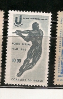 Brazil ** & Jogos Universitários, Porto Alegre 1963  (743) - Ungebraucht