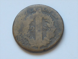 LOUIS XVI -  2 Sols Roi Des Francais  - 1792 BB  **** EN ACHAT IMMEDIAT ***** - Autres & Non Classés