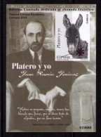 ESPAÑA 2014 - EDICION LIMITADA DE PLATERO Y YO DE JUAN RAMON JIMENEZ  (PRUEBA SIN DENTAR) MUY RARA - Esel