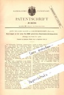 Original Patent - J.W. Watts In Countesthorpe , 1882 , Knitting Machine , Blaby !!! - Otros & Sin Clasificación