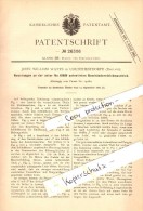 Original Patent - J.W. Watts In Countesthorpe , 1882 , Knitting Machine , Blaby !!! - Sonstige & Ohne Zuordnung