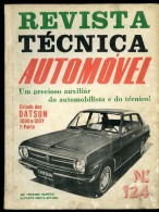 1975 RTA REVISTA TECNICA AUTOMOVEL DATSUN 1200 E 12OY MAGAZINE - Transports