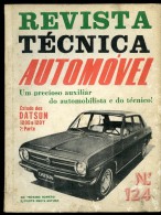 1975 RTA REVISTA TECNICA AUTOMOVEL DATSUN 1200 E 12OY MAGAZINE - Transportation