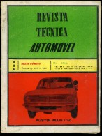 1975 RTA REVISTA TECNICA AUTOMOVEL AUSTIN MAXI 1750 MAGAZINE - Transportes