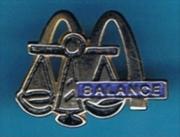 PIN´S //  . McDONALD´S SIGNE ZODIACAL BALANCE - McDonald's