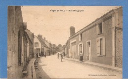 28 CLOYES RUE MONGREFFIER  ANIMEE  ECRITE  VOIR LES 2 SCANS PLI COIN BAS GAUCHE - Cloyes-sur-le-Loir