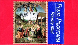 VATICANO - Usato - 1999 - Natale - Christmas - Noel - 1200 L. • Natività - Used Stamps