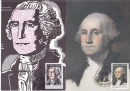 1983 ;  Sao Tome And Principe ; Famous People , G.Washington , USA , Maxicard ; - George Washington