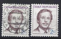 Czech-Republic  1993  Vaclav Havel  (o)  Mi.3  (see Discription) - Usati