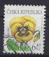 Czech-Republic  2002  Flowers (o) Mi.330 - Oblitérés