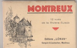 SUISSE - POCHETTE DE 12 VUES DE LA RIVIERA SUISSE - Riviera