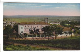 CPSM TIARET (Algérie) - Vue Partielle Et Ecole Indigène Des Filles - Tiaret