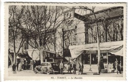 CPSM TIARET (Algérie) - Le Marché - Tiaret