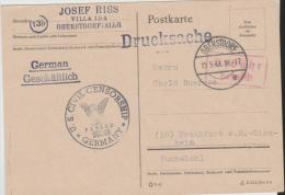 Biz291/ Obersdorf, Gebühr Bezahlt 1946 - Covers & Documents
