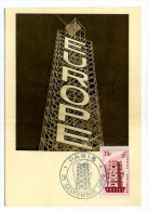 CARTE MAXIMUM / FRANCE N° 1076 + 1077  / EUROPA  / CEPT / - 1956