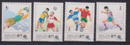 Macao Macau World Cup Football Championship USA MNH 4 VAL. - Neufs