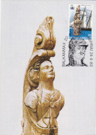 Carte-Maximum GRECE N° Yvert 1485 (NAVIRE De SPHAKIA - Figure De PROUE) Obl Sp Ill 1983 - Tarjetas – Máximo