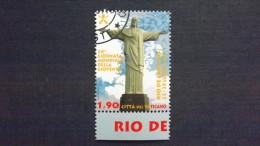 Vatikan 1771 Oo/used, 28. Weltjugendtag, Rio De Janeiro, Christus-Erlöser-Statue - Gebruikt