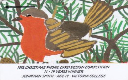 Jersey, 23 JER A,  £2, Xmas Phonecard Design Competition, Winner11 To 14 Years, 2 Scans. - Noel