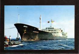 LE TANKER CHAMBORD DE LA STE DES PETROLES BP CARTE PHOTO COULEUR ANIMEE - Pétroliers