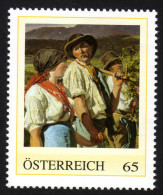 ÖSTERREICH 2011 ** Georg WALDMÜLLER, Painter / Heimkehr Von Der Arbeit - PM Personalized Stamp MNH - Personalisierte Briefmarken