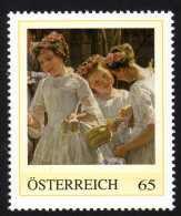 ÖSTERREICH 2011 ** Georg WALDMÜLLER, Painter / Fronleichnamsmorgen - PM Personalized Stamp MNH - Persoonlijke Postzegels