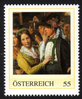 ÖSTERREICH 2011 ** Georg WALDMÜLLER, Painter / Bauernhochzeit - PM Personalized Stamp MNH - Personnalized Stamps