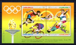 Hong Kong - 1992 - Olympic Games Miniature Sheet (3rd Issue) - MNH - Ongebruikt