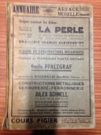 ANNUAIRE ALSACE MOSELLE TELEPHONE TELEFON 1939 Env. 2843 Pages Poids Env. 5 KG - Annuaires Téléphoniques