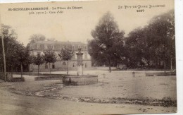 CPA- SAINT-GERMAIN-LEMBRON (63) - La Fontaine De La Place Du Désert - Saint Germain Lembron