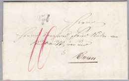 Heimat SG WYL Schriftstempel 1858-06-21 Vorphila Brief Nach Bern - ...-1845 Préphilatélie