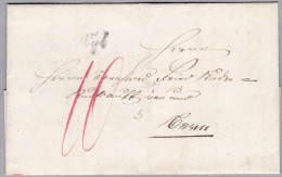 Heimat SG WYL Schriftstempel 1858-06-21 Vorphila Brief Nach Bern - ...-1845 Prephilately