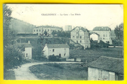 LA GARE & LES HÔTELS : CHALINDREY Dép 52 Haute Marne STATION COMBOIO BAHNHOF ESTACION ESTACIO            1675 - Chalindrey