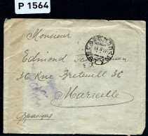 URSS- LETTRE  DE KIEV  POUR LA FRANCE  AFFRANCHISSEMENT AU DOS  1927   A VOIR - Covers & Documents