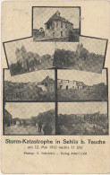 AK Sturm Katastrophe Sehlis Taucha Leipzig 12.05.1912 Bei Eilenburg Krostwitz Jesewitz - Taucha