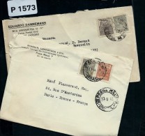 BRESIL - 2 LETTRES  DE RIO  POUR LA FRANCE 1948 ET 1953     A VOIR - Cartas & Documentos