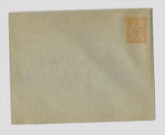 ENTIERS POSTAUX NEUFS E.P. ENV.  (ST. N°B6/Ind.4) - 15c. MOUCHON PrimitifOrange Pâle S. Papier Vert-Gris – Date 10 - Enveloppes Types Et TSC (avant 1995)