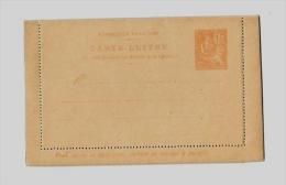 ENTIERS POSTAUX NEUFS E.P. CL R.P (ST. N°B4/Ind.10) - 15c. + 15c. MOUCHON PrimitifOrange S. Carton Chamois Foncé - Letter Cards