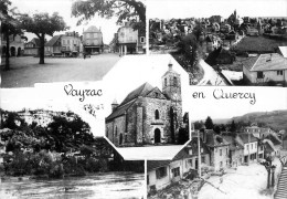 Vayrac En Quercy   La Place, Vue Générale Mezels, Plage, Escalier Du Fort, L'église   Multivues - Vayrac