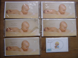 Lot De 5 Cartes Postales FAIRE PART DE NAISSANCE Bebe - Nacimientos