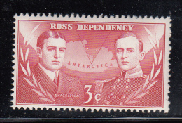 New Zealand - Ross Dependency MNH Scott #L6 3c Ernest H. Shackleton, Robert F. Scott - Nuevos