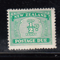 New Zealand MH Scott #J22 1/2p Postage Due, Green - Postage Due