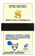 SENATO DELLA REPUBBLICA 1984 SCHEDA TELEFONICA SIDA - Speciaal Gebruik