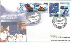 ANTARCTIQUE AUSTRALIEN.Expédition à La Base Davis 1998, Série Moyens De Transports En Antarctique. Yv.115/18 - Expéditions Antarctiques