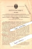 Original Patent - Dr. Johannes Kappers In Hoogezand-Sappemeer , 1883 , Fabrikation Von Tierfutter , Groningen !!! - Sappemeer