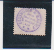 Great Britain Scott # O4 Errington & Martin Stamp Importers Ad On Back Of Stamp - Officials