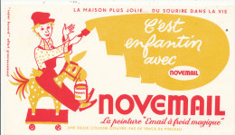 BU 1292 / BUVARD     LA PEINTURE NOVEMAIL - Paints