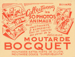 BU 1318/ BUVARD   MOUTARDE  BOCQUET - Moutardes